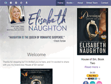 Tablet Screenshot of elisabethnaughton.com